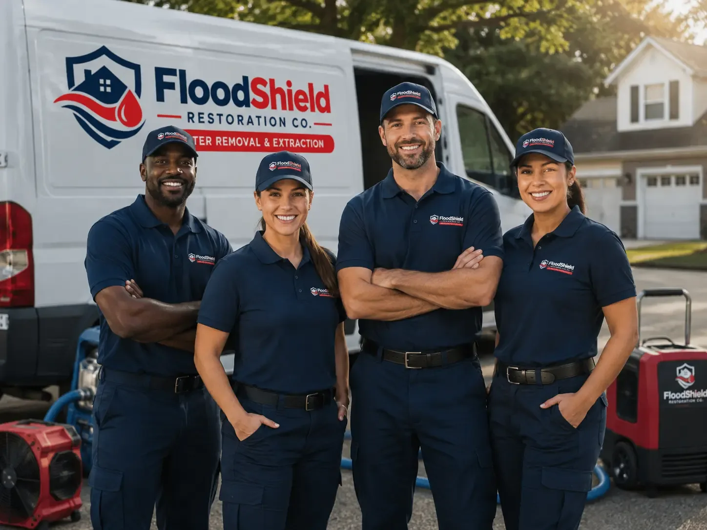 Flood Damage Restoration company in Long Pond, PA